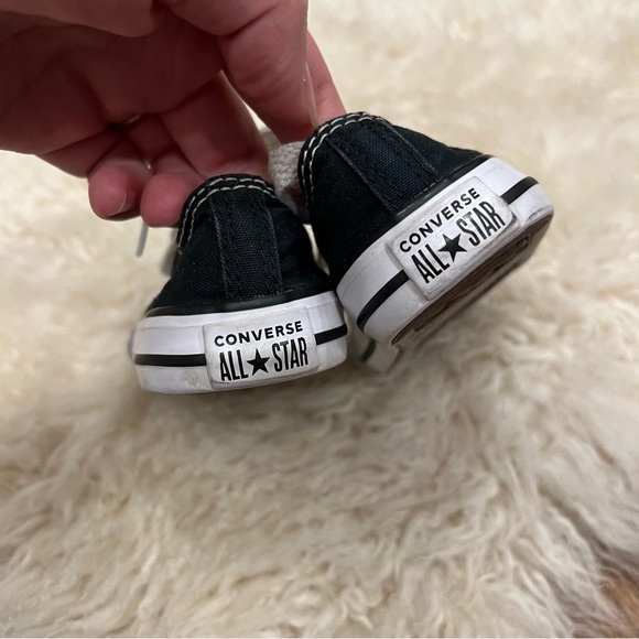 Converse Chuck Taylor All Star Lo Sneaker - Baby / Toddler - Black Size 4 - Picture 3 of 6